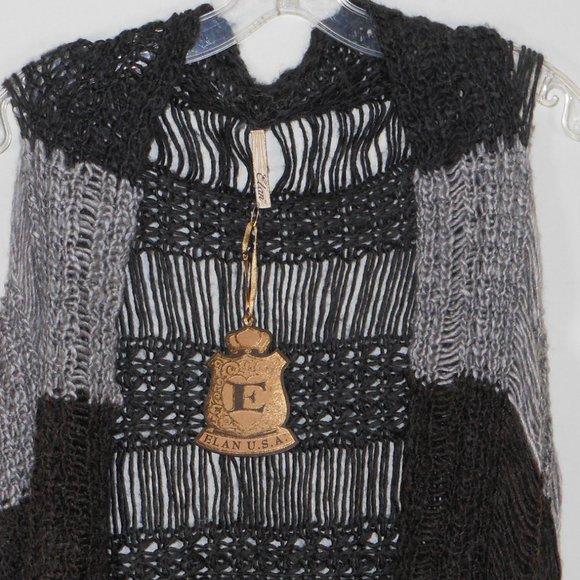 New Elan USA open front sweater vest. One size - Picture 4 of 6